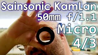 Sainsonic Kamlan 50mm f/1.1 Live Unboxing and Test - Jody Bruchon