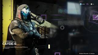 Destiny 2 Get to Cayde 6 at Tower Get Legendary Quickfang Sword