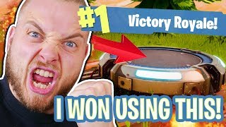 SOLO WIN USING NEW LAUNCH PAD!! - FORTNITE BATTLE ROYALE!! #5