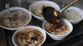 60岁大叔做板面30年，6元一碗，一个小店5人忙活，每天卖出几百碗