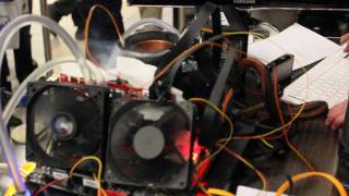 Жидкий азот в действии - TECHLABS CUP KZ 2011 Overclocking