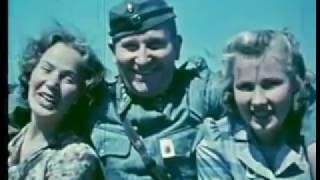 Карелия 1942 год в цветной кинохронике. На финском языке
