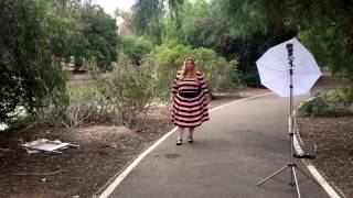 Behind the scenes with plus size model Claudia Floraunce and Jig Jitsu Photography part 2