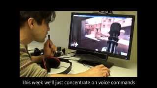 How to create voice controls in GlovePie for first person ( fps ) games