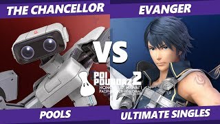Smash Ultimate Tournament - The Chancellor (ROB) Vs. Evanger (Chrom, Mario) Poi Poundaz 2 SSBU Pools