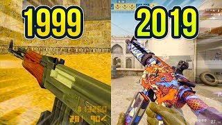 Evolution of Counter Strike 1999 - 2019