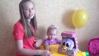 ЛОХМАТИК!!!!!Интерактивный малыш Трикси- РАСПАКОВКА И ОБЗОР!!!!!!!!!