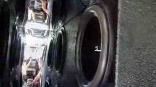 30,000 watt Caddy Escalade 8 18's (Still under construction)