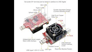 USB нагрузка-тестер - для профи и любителей! 35W/QC за 15 баксов