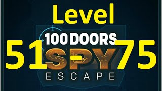100 Doors Spy Escape 51 - 75 уровень ( Levels 51 - 75 ) прохождение