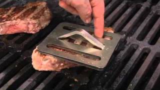 Charbroiling Steak using The Chef's Press