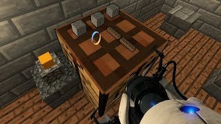 Крафт Вживую - Майнкрафт Карта в Portal 2