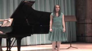 Liza Sobel, soprano, sings Gian Carlo Menotti's "Monica's Waltz" from the opera The Medium