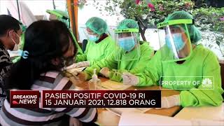 Pasien Positif Covid-19 RI Bertambah12.818 Orang