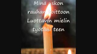 Minä uskon / A-M Kaskinen & P Simojoki