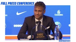 Paris St-Germain Unveil £200m World Record Signing Neymar - FULL Press Conference