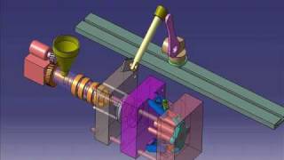 Injection molding Machine with Robot