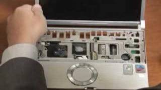 Panasonic Let's note CF-R3 分解→HDD取り外しまで（約７分間ノーカット）