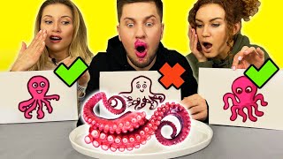 КТО ХУЖЕ НАРИСУЕТ ТОТ ЭТО СЪЕСТ ЧЕЛЛЕНДЖ С ЛИТО ШОУ !
