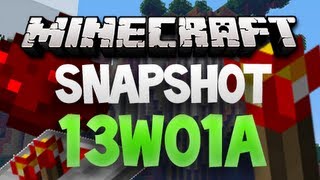 Minecraft Snapshot - 13w01a - THE REDSTONE UPDATE!