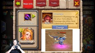 My New Archdemon Set Up IS BEAST! FInishing Up Traits Castle Clash