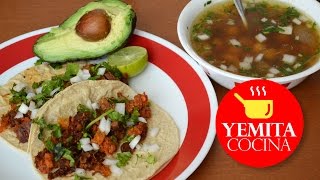Tacos de suadero con consomé - Receta