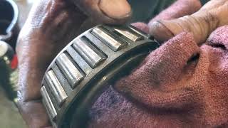 Дальнобой в Америке мастер класс замена подшипника (How to change Steer axle bearing)English version