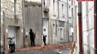 VIDEO. Châtellerault: un forcené délogé par le GIPN