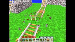 Minecraft Туториал Вагонетки и бустеры