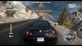 "NFS "The Run" прохождение Горный спуск,GTR"