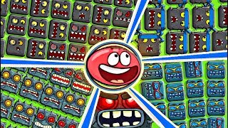 НОВЫЙ КРАСНЫЙ ШАРИК 4 - ПОДЗЕМНЫЕ ХОДЫ мультик игра   RED BALL 4 - Volume 5 INTO THE CAVE Для детей