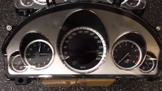 W212 E200 2009: Colorful Instrument Cluster Retrofit