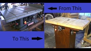 Old to New Tablesaw