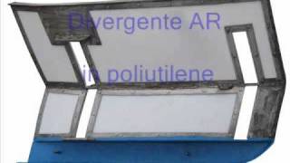 Nuovo divergente da pesca in polietilene