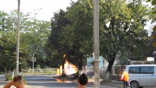Ужгород вибух газу Бар Шериф (перші хвилини) 3 із 3
