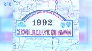 Rally Šumava 1992 - by Rally Fans Katovice