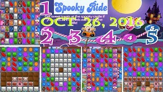 Spooky Ride Challenge Part Two - October 26, 2016 - Candy Crush Saga - No Boosters