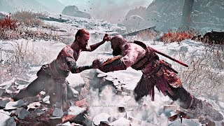 God of War - Kratos Fighting "The Stranger"