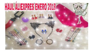 HAUL ALIEXPRESS ENERO 2018