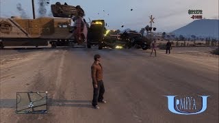 【GTA5】貨物列車を止めることができた！