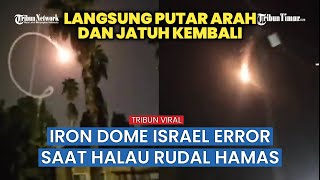 Rudal Iron Dome Israel Rusak dan Jatuh di Pemukiman Kota Rishon Lezion, Warganet: Karma itu Nyata!