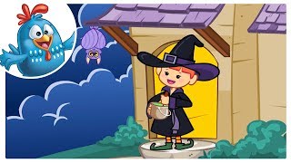 Halloween Song: Once I Saw A Little Home | Lottie Dottie Chicken | Nursery Rhymes For Kids