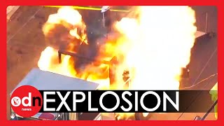 Illegal Fireworks EXPLOSION Caught on Camera in Los Angeles