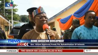 Gov Ortom Approves Funds For Rehabilitation Of Schools