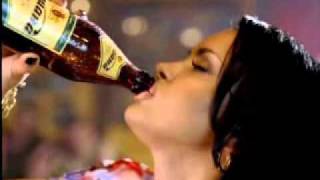 sexy girl drinking alchohol