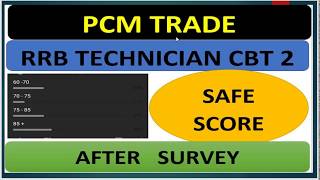 TECHNICIAN (PCM ) CBT 2 SAFE ATTEMPT & EXPECTED CUT-OFF..