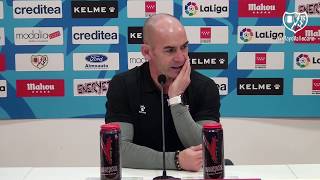 Paco Jémez en la previa del Mirandés - Rayo Vallecano