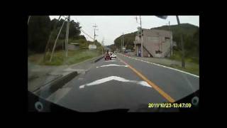 【危】仲良し三人組親子トライクツーリング　traffic accident