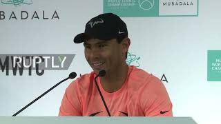 UAE: Tennis star Nadal "practicing well" ahead of Abu Dhabi tournament