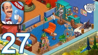 HOMESCAPES Story Walkthrough Gameplay Part 27 - Day 20 Living Room (iOS Android)
